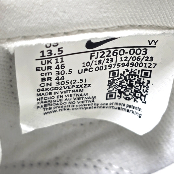 Nike Women's Dunk Low LX Black Croc FJ2260-003 Black-Sail-Gum Button Sz 13.5 New